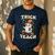 Halloween Teacher Shirts Women School Trick Or Teach Groovy Men's Casual T-Shirt Navy