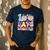 Happy 100th Day Of School 100 Days Brighter Teachers Kids Men's Casual T-Shirt Navy