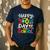 Happy 100th Day Of School 100 Days Of School Teacher Student Men's Casual T-Shirt Navy