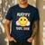 Happy Dot Day Hippie Flowers Smile Face Groovy Teacher Kids Men's Casual T-Shirt Navy Happy Dot Day Hippie Flowers Smile Face Groovy Teacher Kids Men's Casual T-Shirt Navy