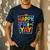 Happy Fri-Yay Teacher Life Weekend Pun Happy Friday Men's Casual T-Shirt Navy Happy Fri-Yay Teacher Life Weekend Pun Happy Friday Men's Casual T-Shirt Navy