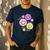 Happy To See Your Face Teacher Flower Back To School Men's Casual T-Shirt Navy Happy To See Your Face Teacher Flower Back To School Men's Casual T-Shirt Navy