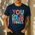 You Can Do Hard Things School Student Teachers Men's Casual T-Shirt Navy You Can Do Hard Things School Student Teachers Men's Casual T-Shirt Navy