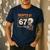 Haunted By 67 Halloween 67 Meme Six Seven Teacher Men's Casual T-Shirt Navy Haunted By 67 Halloween 67 Meme Six Seven Teacher Men's Casual T-Shirt Navy