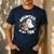 Haunted By My TBR Cute Ghost Book Reading Teacher Halloween Men's Casual T-Shirt Navy