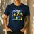 We Heart Love Our School Custodian For Teacher & Kids Men's Casual T-Shirt Navy