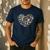 Heart Shape Art Teacher And Painting Sketching Artist Men's Casual T-Shirt Navy Heart Shape Art Teacher And Painting Sketching Artist Men's Casual T-Shirt Navy