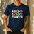 Hello Kindergarten Team Kinder Back To School Teacher Kids Men's Casual T-Shirt Navy