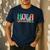 Hola Estudiantes Maestra Back To School Spanish Teacher Men's Casual T-Shirt Navy