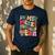 In My Holly Xmas Jolly Teacher Era Teacher Vibes Christmas Men's Casual T-Shirt Navy In My Holly Xmas Jolly Teacher Era Teacher Vibes Christmas Men's Casual T-Shirt Navy