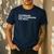 Hyphenated Irony Joke English Grammar Teachers Gag Men's Casual T-Shirt Navy