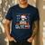 I'Ll Just Wait Until It's Quiet Skeleton Teacher Christmas Men's Casual T-Shirt Navy