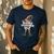 I'm The Science Teacher Elf Family Matching Group Christmas Men's Casual T-Shirt Navy