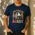 Inclusion Isn't Scary Ghost Mummy Halloween SLP Sped Teacher Men's Casual T-Shirt Navy Inclusion Isn't Scary Ghost Mummy Halloween SLP Sped Teacher Men's Casual T-Shirt Navy