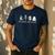 Inclusion Isn't Scary Slp Halloween Sped Teacher Ghost Mummy Men's Casual T-Shirt Navy