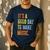 It's A Good Day To Make Music Music Lover Teacher Men's Casual T-Shirt Navy