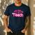 My Job Is Teach Pink Retro Female Teacher Life Women Men's Casual T-Shirt Navy