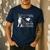 Just A Girl Who Loves Her Boston Terrier Puppy Love Men's Casual T-Shirt Navy