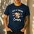Just A Teacher Who Loves Cows Shirt Cute Highland Cow Men's Casual T-Shirt Navy
