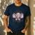 Just a Teacher Who Loves Elephants Elephant Lover Educator Men's Casual T-Shirt Navy