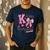 K Is For Kindergarten Teacher Coquette Bow Back To School Men's Casual T-Shirt Navy K Is For Kindergarten Teacher Coquette Bow Back To School Men's Casual T-Shirt Navy