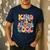 Kind Is Always Cool Groovy Teacher Be Kind Kindness Matters Men's Casual T-Shirt Navy Kind Is Always Cool Groovy Teacher Be Kind Kindness Matters Men's Casual T-Shirt Navy