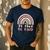 Be Kind ASL Sign Language Deaf SPED Teacher Kids Men Women Men's Casual T-Shirt Navy