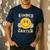 Kindergarten Squad Smile Face Teachers Kids Back To School Men's Casual T-Shirt Navy Kindergarten Squad Smile Face Teachers Kids Back To School Men's Casual T-Shirt Navy