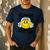Kindergarten Teacher Hippie Smile Face Back School Men's Casual T-Shirt Navy Kindergarten Teacher Hippie Smile Face Back School Men's Casual T-Shirt Navy