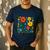 Leer Es Poder Cute Floral Boho Spanish Teacher Reading Men's Casual T-Shirt Navy Leer Es Poder Cute Floral Boho Spanish Teacher Reading Men's Casual T-Shirt Navy