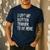 I Left My Boston Terrier To Be Here Men's Casual T-Shirt Navy