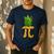 Math Teacher Hawaiian Shirts Pineapple Pi Day Symbol Men's Casual T-Shirt Navy