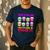 Math Teacher My Jam Here To Spread Mathematics Humor Men's Casual T-Shirt Navy