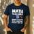 Mathematics Teachers Math Teacher For Men Women Men's Casual T-Shirt Navy Mathematics Teachers Math Teacher For Men Women Men's Casual T-Shirt Navy