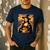 Mona Lisa Pumpkin Halloween Art Teacher Witchy Women Kids Men's Casual T-Shirt Navy