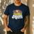 Myrtle Beach South Carolina Retro 70s Vintage Vacation Men's Casual T-Shirt Navy