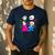 Nerdy Pythagoras Fighting Over C Squared Math Teacher Men's Casual T-Shirt Navy Nerdy Pythagoras Fighting Over C Squared Math Teacher Men's Casual T-Shirt Navy