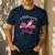 In October We Wear Pink Apple Teacher Daisy Breast Cancer Men's Casual T-Shirt Navy In October We Wear Pink Apple Teacher Daisy Breast Cancer Men's Casual T-Shirt Navy