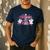 In October We Wear Pink Ballet Ghost Teacher Breast Cancer Men's Casual T-Shirt Navy In October We Wear Pink Ballet Ghost Teacher Breast Cancer Men's Casual T-Shirt Navy