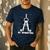 Oh Geometree Math Teacher Geometry Christmas Tree For Men Women Kids Men's Casual T-Shirt Navy