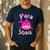 Para Shark Paraprofessional Female Teacher Men's Casual T-Shirt Navy