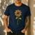 Paraprofessional Para Sunflower Teacher Back To School Men's Casual T-Shirt Navy