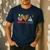 Peace Love Boston Terrier Tie Dye Dog Lover For Men Women Girls Kids Men's Casual T-Shirt Navy