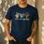Peace Love Montessori Daycare Teacher Appreciation Men's Casual T-Shirt Navy
