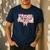 Physical Education Halloween Bow Checkered Teacher Ghost PE Men's Casual T-Shirt Navy