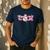 Pink Ghost Teach Halloween Teacher In Spooky Season Men's Casual T-Shirt Navy