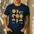Pizza Slice Fraction Math Teacher Back To School Educational Men's Casual T-Shirt Navy