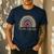 Pre-K Preschool Kindergarten Future Teacher Rainbow Men's Casual T-Shirt Navy