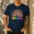 Preschool Rainbow Girls Boys Kids Teacher Back To School Men's Casual T-Shirt Navy Preschool Rainbow Girls Boys Kids Teacher Back To School Men's Casual T-Shirt Navy