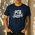 PTA Squad Parent Teacher Association Back To School Teacher Men's Casual T-Shirt Navy